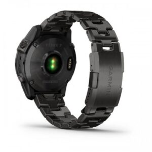 Смарт-часы Garmin Fenix 7 Sapphire Solar C. Grey DLC Titanium w. Carbon Grey DLC V. Titanium Band (010-02540-39) — изображение 3