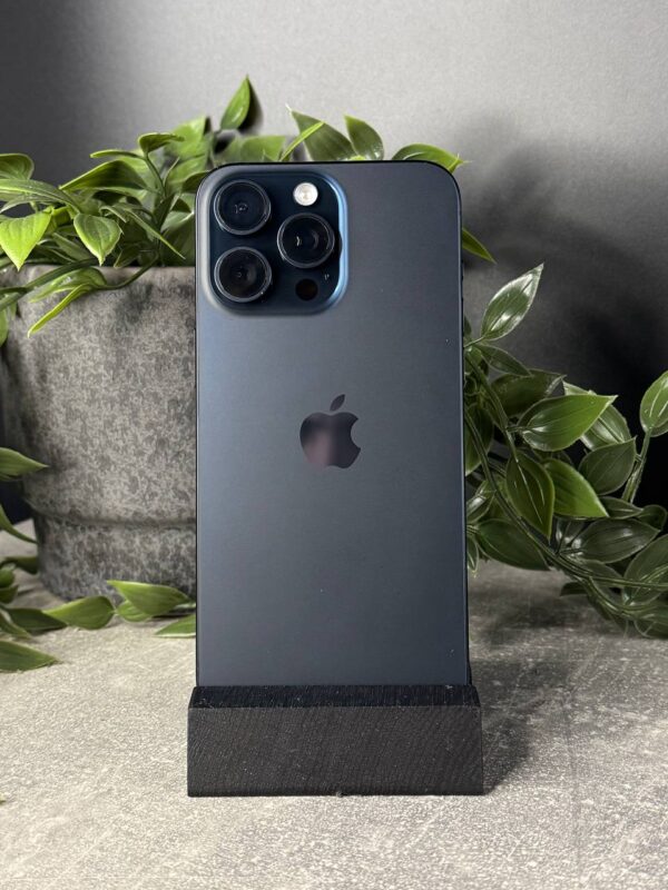 5411191771557389918 Apple iPhone 15 Pro Max 256GB Blue Titanium (MU7A3) Б/У - ТвойGadget