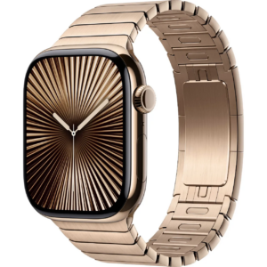 Apple Watch Series 10 GPS + Cellular 42mm Gold Titanium Case w. Gold Link Bracelet (MX0N3+MXMC3)