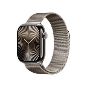 Apple Watch Series 10 GPS + Cellular 46mm Natural Titanium Case w. Natural Milanese Loop - S/M (MC7Q4) - Зображення 1