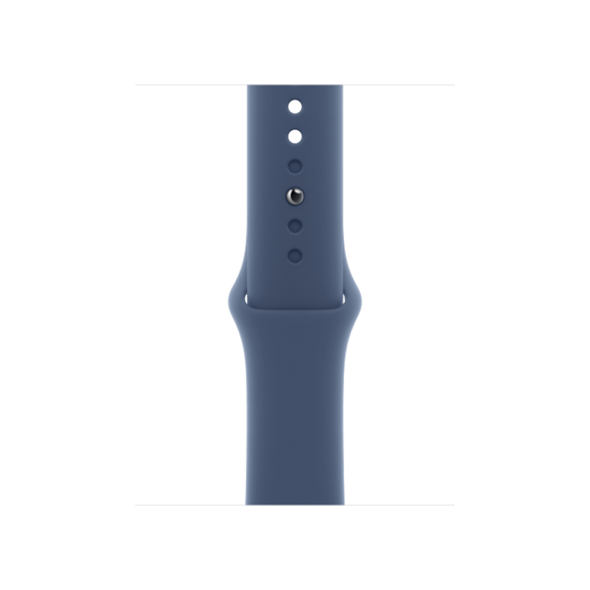 Apple Watch Series 10 GPS + Cellular 46mm Silver Alu. Case w. Denim Sport Band – M/L (MWY13) - ТвойGadget
