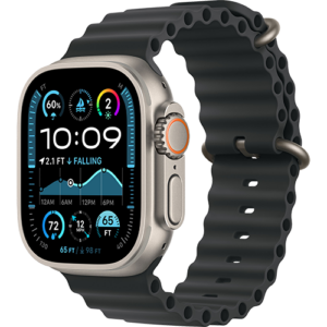 Apple Watch Ultra 2 GPS + Cellular 49mm Natural Titan. Case w. Black Ocean Band (MXTL3) — изображение 1