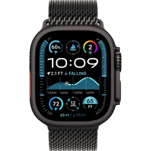 Apple Watch Ultra 2 GPS + Cellular 49mm Black Titanium Case w. Black Titanium Milanese Loop - S (MX4W3) [NEW NO BOX] — изображение 2