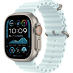 Apple Watch Ultra 2 GPS + Cellular 49mm Black Titanium Case w. Navy Ocean Band (MYTC3+MYPA3) - ТвойGadget