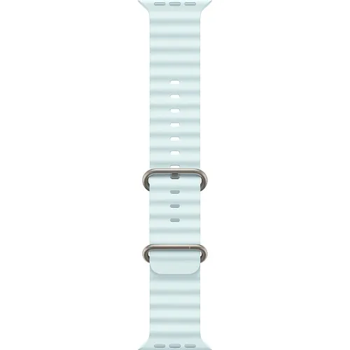 Apple Watch Ultra 2 GPS + Cellular 49mm Natural Titanium Case w. Ice Blue Ocean Band (MYT03+MXTF3) - ТвойGadget
