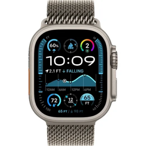 Apple Watch Ultra 2 GPS + Cellular 49mm Natural Titanium Case w. N. Titanium Milanese Loop - L (MX5T3) — изображение 2