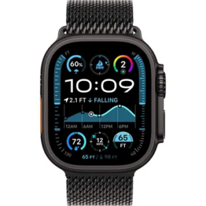 Apple Watch Ultra 2 GPS + Cellular 49mm Black Titan. Case w. Black Titanium Milanese Loop - Large (MYTC3) [NEW NO BOX] — изображение 2