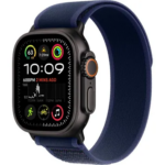 Apple Watch Ultra 2 GPS + Cellular 49mm Black Titan. Case w. Navy Alpine Loop — Medium (MYTF3+MYPX3) [NEW NO BOX] - ТвойGadget