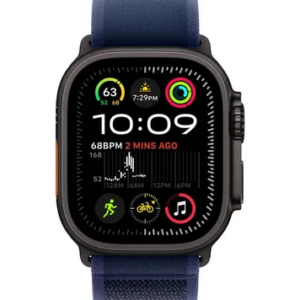 Apple Watch Ultra 2 GPS + Cellular 49mm Black Titan. Case w. Blue Trail Loop - S/M (MYTJ3+MYQ73) [NEW NO BOX] — изображение 2