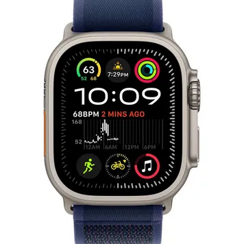 Apple Watch Ultra 2 GPS + Cellular 49mm Natural Titan. Case w. Blue Trail Loop — S/M (MX4J3) - ТвойGadget