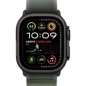 Apple Watch Ultra 2 GPS + Cellular 49mm Black Titan. Case w. Green Trail Loop - M/L (MYTJ3+MYQ43) [NEW NO BOX] — изображение 2