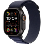 Apple Watch Ultra 2 GPS + Cellular 49mm Black Titanium Case w. Navy Ocean Band (MYTC3+MYPA3) [NEW NO BOX] - ТвойGadget