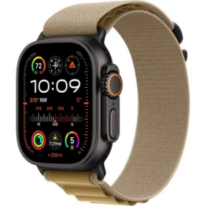 Apple Watch Ultra 2 GPS + Cellular 49mm Black Titan. Case w. Tan Alpine Loop - Medium (MYTF3+MYQ13) [NEW NO BOX] — изображение 1