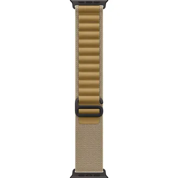 Apple Watch Ultra 2 GPS + Cellular 49mm Black Titan. Case w. Tan Alpine Loop — Medium (MYTF3+MYQ13) [NEW NO BOX] - ТвойGadget