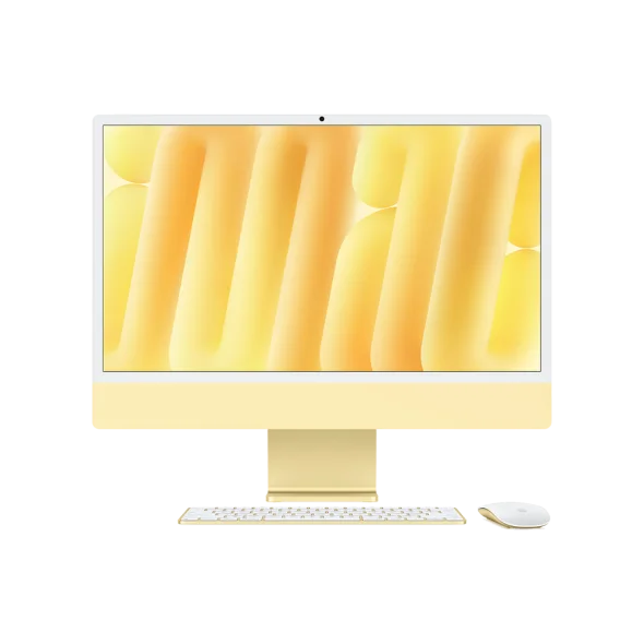 Apple iMac 24 M4 Yellow1 Apple iMac 24 M4 Yellow (MWUD3) - ТвойGadget