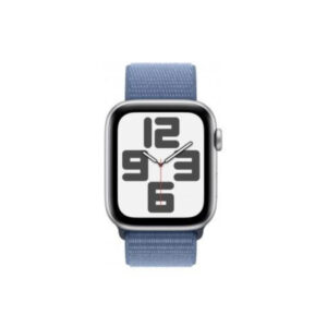 Apple Watch SE 2 GPS 44mm Silver Aluminium Case with Winter Blue Sport Loop (MREF3) - ТвойGadget