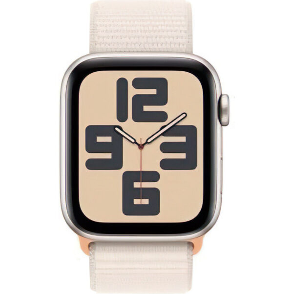 Apple Watch SE 2 GPS 44mm Starlight Aluminium Case with Starlight Sport Loop (MRE63) [OPEN BOX] - ТвойGadget