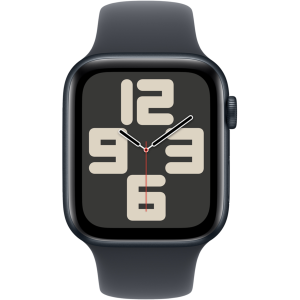 Apple Watch SE 2 GPS 40mm Midnight Aluminium Case w. Midnight Sport Band – M/L (MXE93) - ТвойGadget