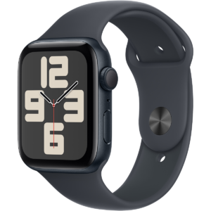 Apple Watch SE 2 GPS 40mm Midnight Aluminium Case w. Midnight Sport Band - M/L (MXE93)