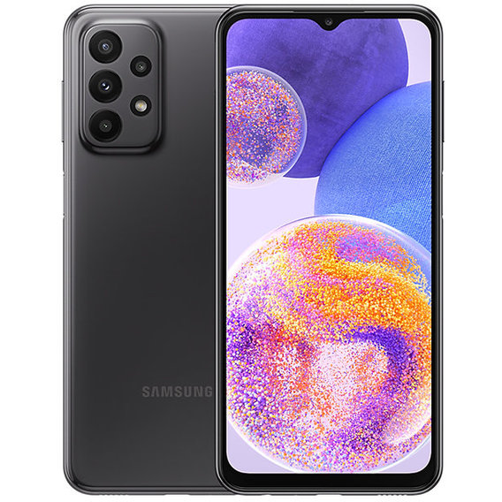 Смартфон Samsung Galaxy A23 4:64Gb Awesome Black1 Смартфон Samsung Galaxy A23 4/64GB Black (SM-A235FZKU) Вітринний - ТвойGadget