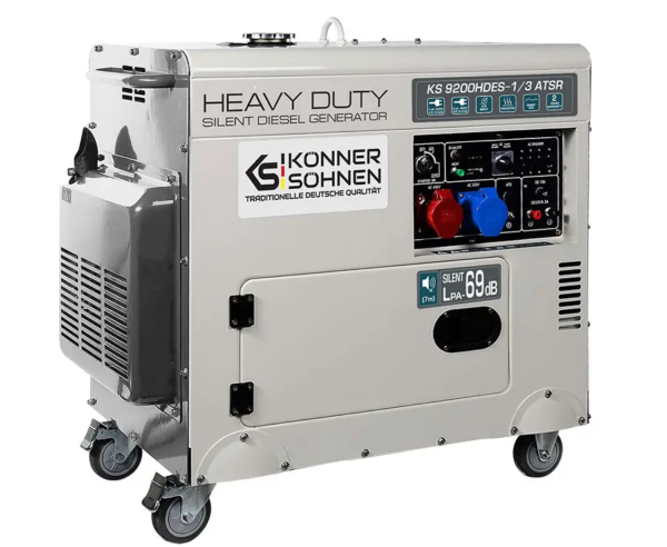 Дизельний генератор KS 9200HDES1 Дизельний генератор Konner&Sohnen KS 9200HDES-1/3 ATSR - ТвойGadget