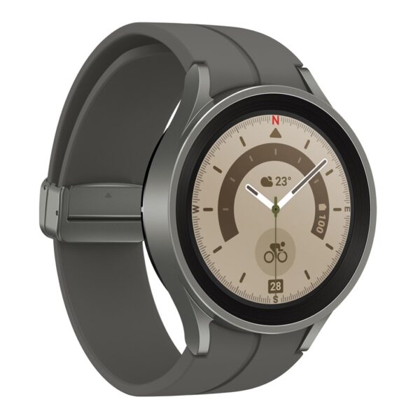 Смарт-часы Samsung Galaxy Watch5 Pro 45mm Gray Titanium (SM-R920NZTA) [Витринный] - ТвойGadget