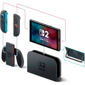Портативная игровая приставка Nintendo Switch 2 Black Mario Kart World Bundle (0045496321529) — изображение 6