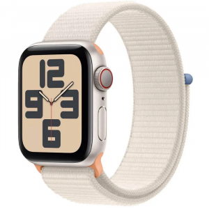 Apple Watch SE 2 GPS + Cellular 40mm Starlight Aluminum Case w. Starlight Sport Loop (MRG33/MRG43) — изображение 1