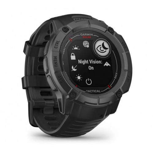 Смарт-годинник Garmin Instinct 2X Solar – Tactical Edition Black (010-02805-13/03/74) - ТвойGadget