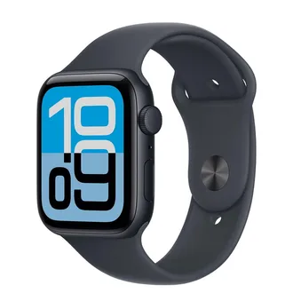 Apple Watch SE 3 GPS + Cellular 44mm Midnight Aluminum Case with Midnight Sport Band1 Apple Watch SE 3 GPS + Cellular 44mm Midnight Alu. Case w. Midnight S. Band – M/L (MEPJ4) - ТвойGadget