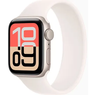 Apple Watch SE 3 GPS + Cellular 44mm Starlight Aluminum Case with Starlight Sport Band1 Apple Watch SE 3 GPS + Cellular 40mm Starlight Alu. Case w. Starlight S. Band – S/M (MEP64) - ТвойGadget