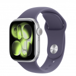Apple Watch Series 11 GPS + Cellular 42mm Space Grey Alu. Case w. Black S. Band — S/M (MF8A4) - ТвойGadget