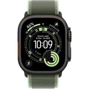 Apple Watch Ultra 3 GPS + Cellular 49mm Black Tit. Case w. Green/Neon Trail Loop - M/L (MF254+MG9P4) - Зображення 2