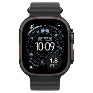 Apple Watch Ultra 3 GPS + Cellular 49mm Black Tit. Case w. Black/Charcoal Trail Loop - M/L (MF1H4) - Зображення 2