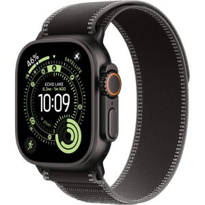 Apple Watch Ultra 3 GPS + Cellular 49mm Black Tit. Case w. Black/Charcoal Trail Loop - S/M (MF1D4) - Зображення 1