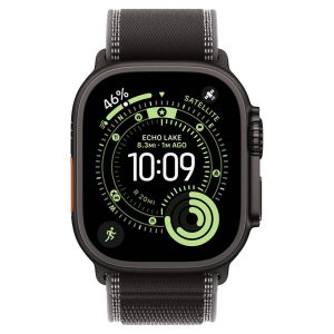 Apple Watch Ultra 3 GPS + Cellular 49mm Black Tit. Case w. Black/Charcoal Trail Loop - S/M (MF1D4) - Зображення 2