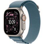 Apple Watch Ultra 3 GPS + Cellular 49mm Natural Tit. Case w. Light Blue Alpine Loop – Large (MEWP4) - ТвойGadget