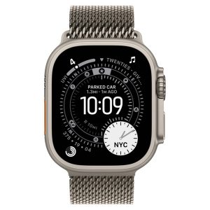 Apple Watch Ultra 3 GPS + Cellular 49mm Natural Tit. Case w. Natural Tit. Milanese Loop – Large (MF0E4) - ТвойGadget