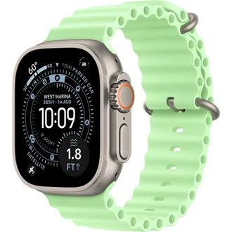 Apple Watch Ultra 3 GPS + Cellular 49mm Natural Tit. Case w. Neon Green Ocean Band1 Apple Watch Ultra 3 GPS + Cellular 49mm Natural Tit. Case w. Neon Green Ocean Band (MF1V4+MGCF4) - ТвойGadget