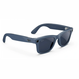Смарт-очки Ray-Ban Meta Wayfarer Gen 2 Shiny Cosmic Blue/Clear Sapphire (RW4012 6628/MF 50-23) - ТвойGadget