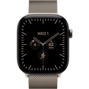 Apple Watch Series 12 GPS + Cellular 46mm Natural Titanium Case with Natural Milanese L. S/M (MJGP4) - ТвойGadget