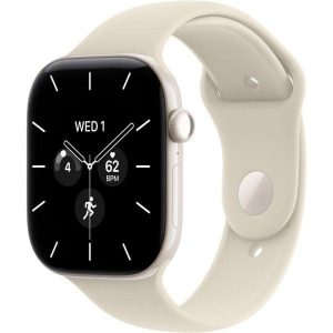 Apple Watch Series 12 GPS + Cellular 46mm Pearl White Ceramic Case with Sand Sport B. S/M (MJH14)