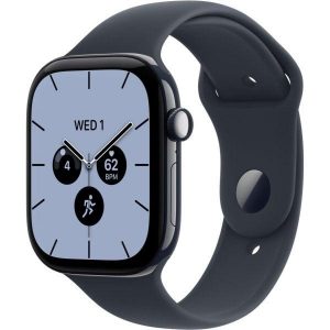 Apple Watch Series 12 GPS + Cellular 46mm Night Blue Ceramic Case with Navy Blue Sport Band M/L (MJH44)