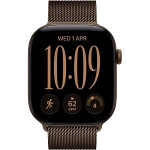 Apple Watch Series 12 GPS 46mm Dark Bronze Aluminum Case with Dark Bronze Milanese Loop M/L (MKD84) - ТвойGadget